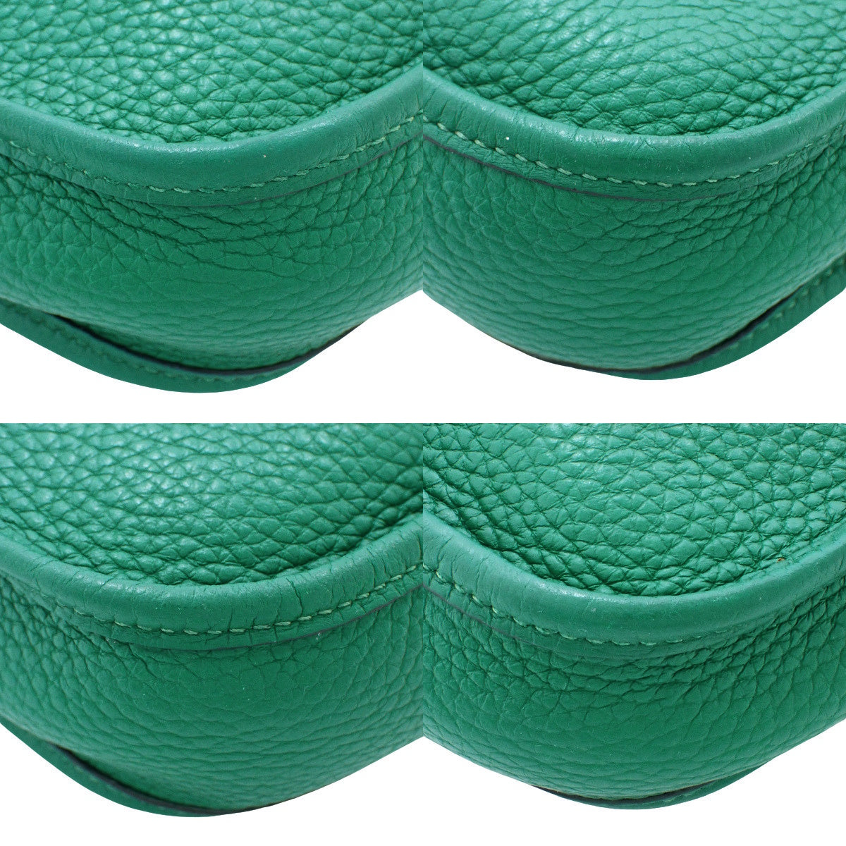 爱马仕Evelyne亚马逊TPM,Taurillon Clemence皮革,Vert Vertigo色,金色五金件,C刻印。