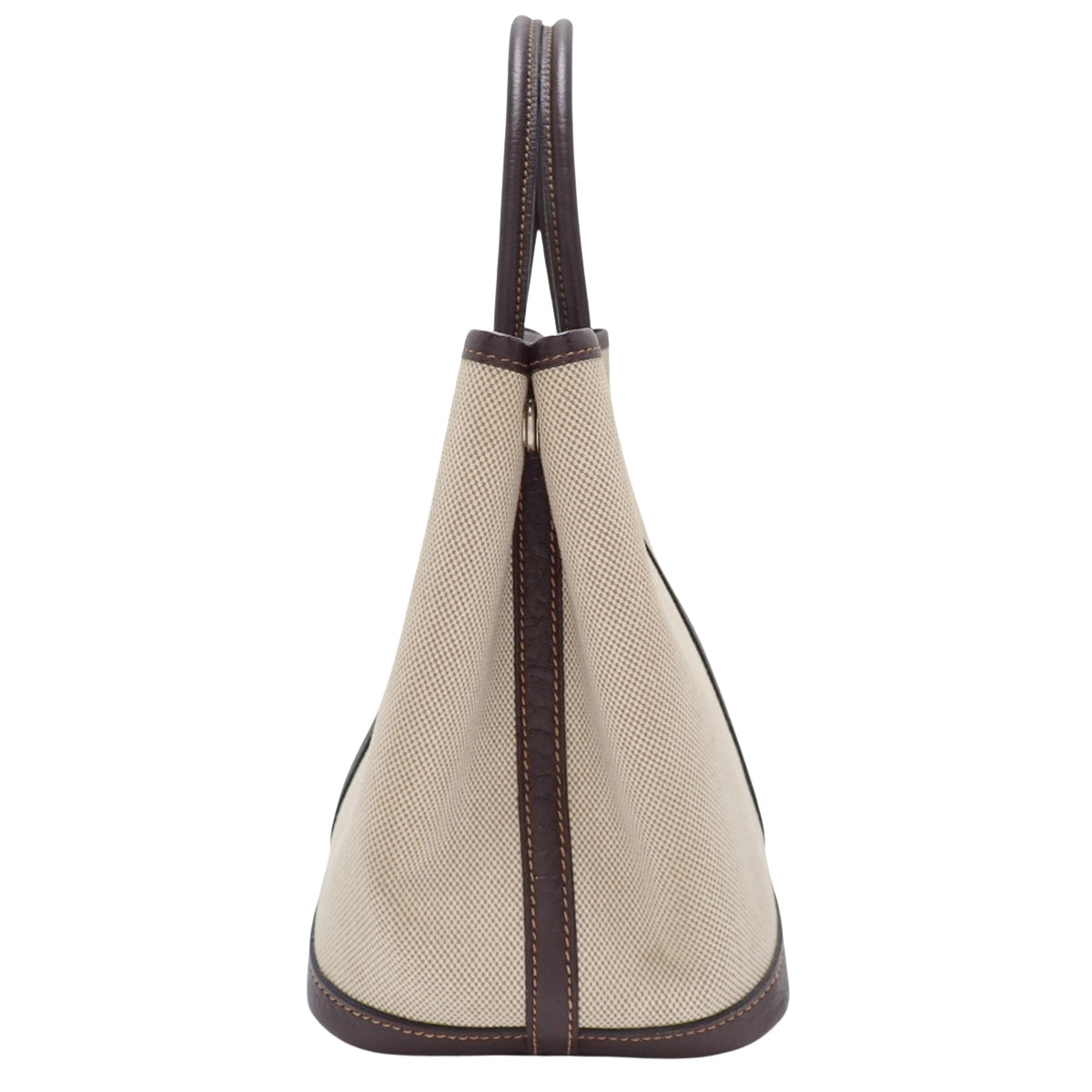 ガーデンパーティTPM トワルアッシュ ブッフル パラジウム金具 アイボリー ダークブラウン シルバー金具 □N刻印