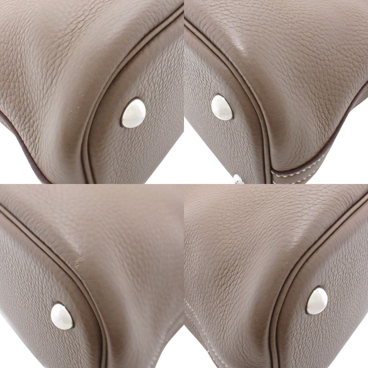 Bolide 31,Taurillon Clemence皮革,象灰色/灰褐色,银色五金件,C刻印。