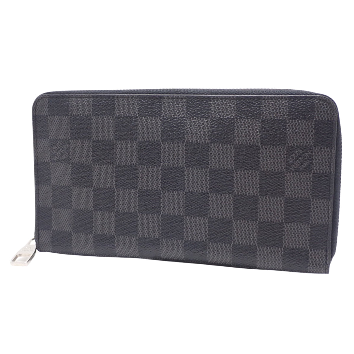 Damier Graphite Zippy Organizer, Black and Gray, N63077