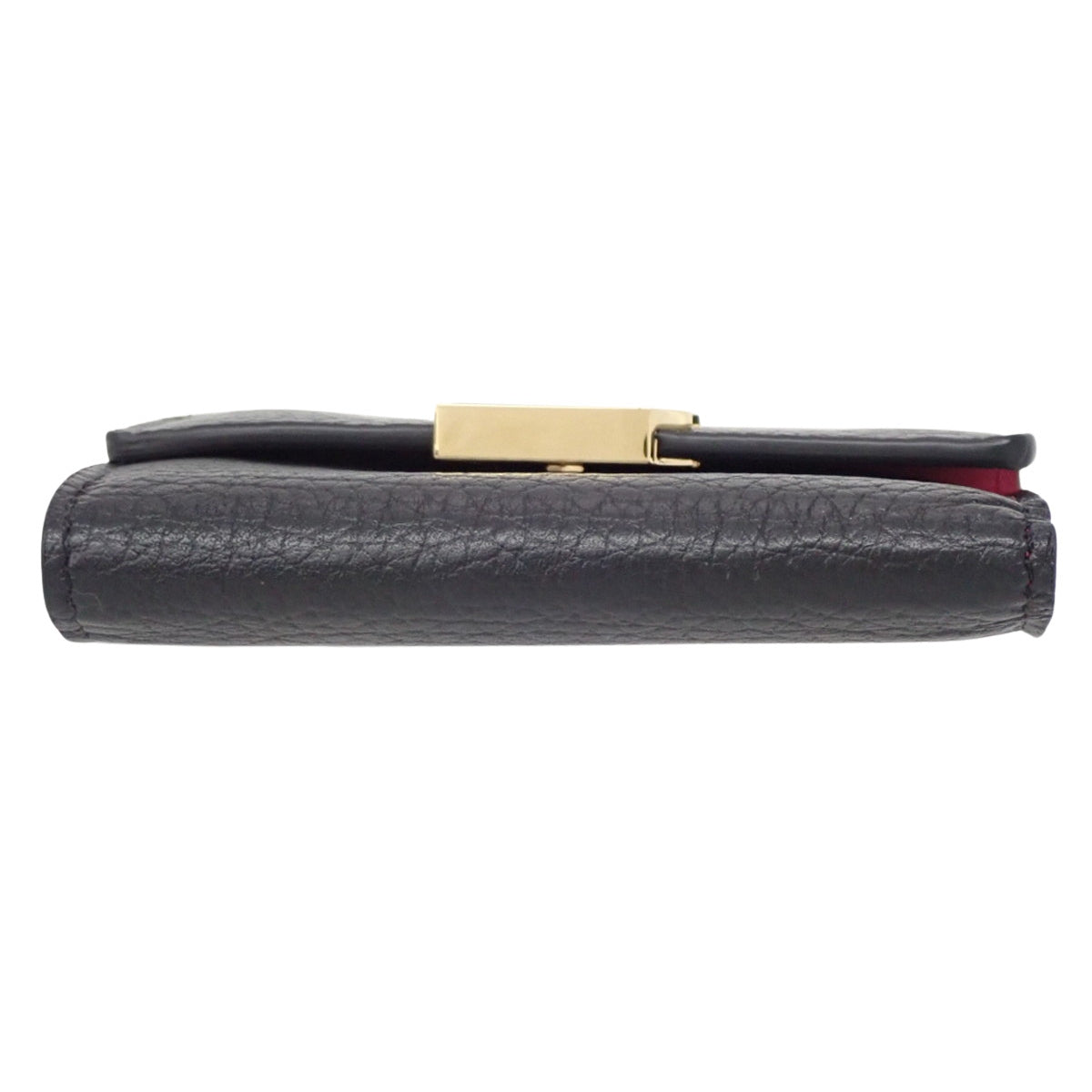 Portefeuille Capucine XS, Triomphe Leather, Black, M68587