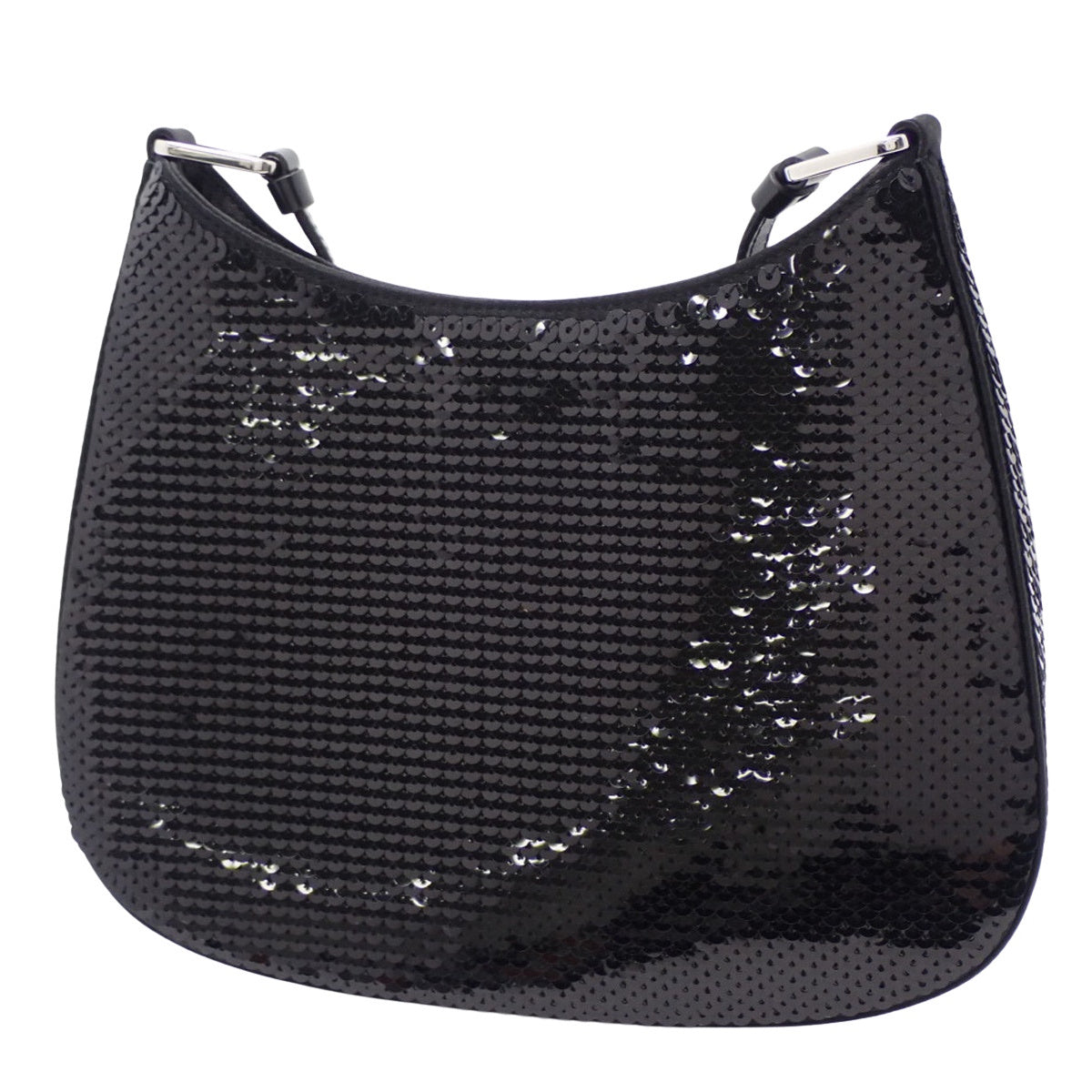 Cleo黑色亮片皮革饰品 1BC169