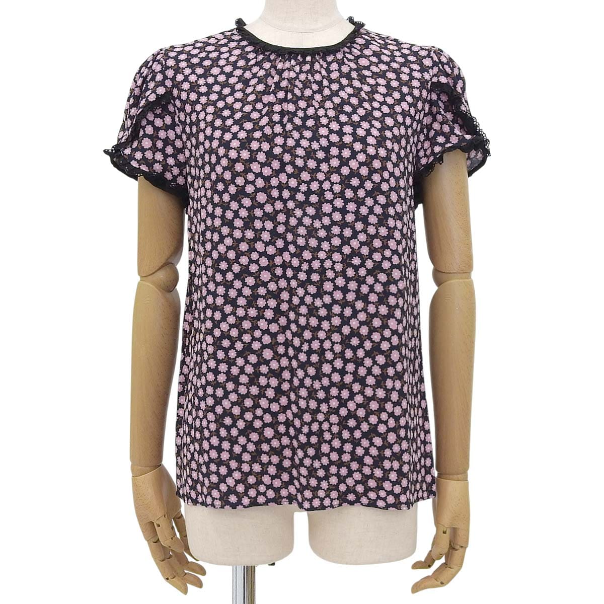 小花柄 ブラウス 2017年 38