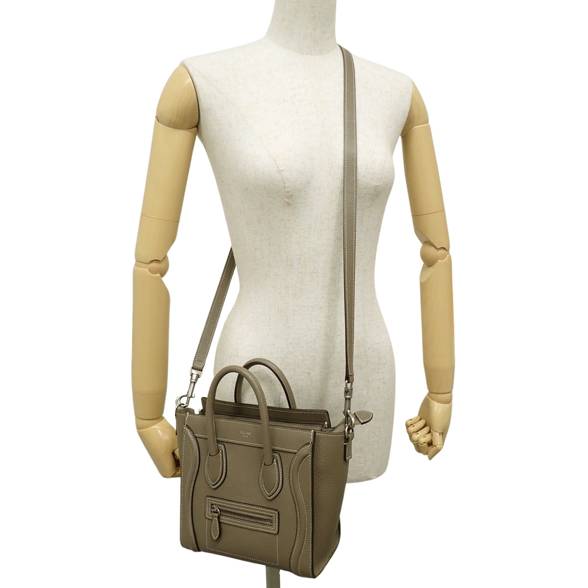 Luggage Nano Shopper 手提包,小牛皮材质,修身款,货号 189243DRU.09SO