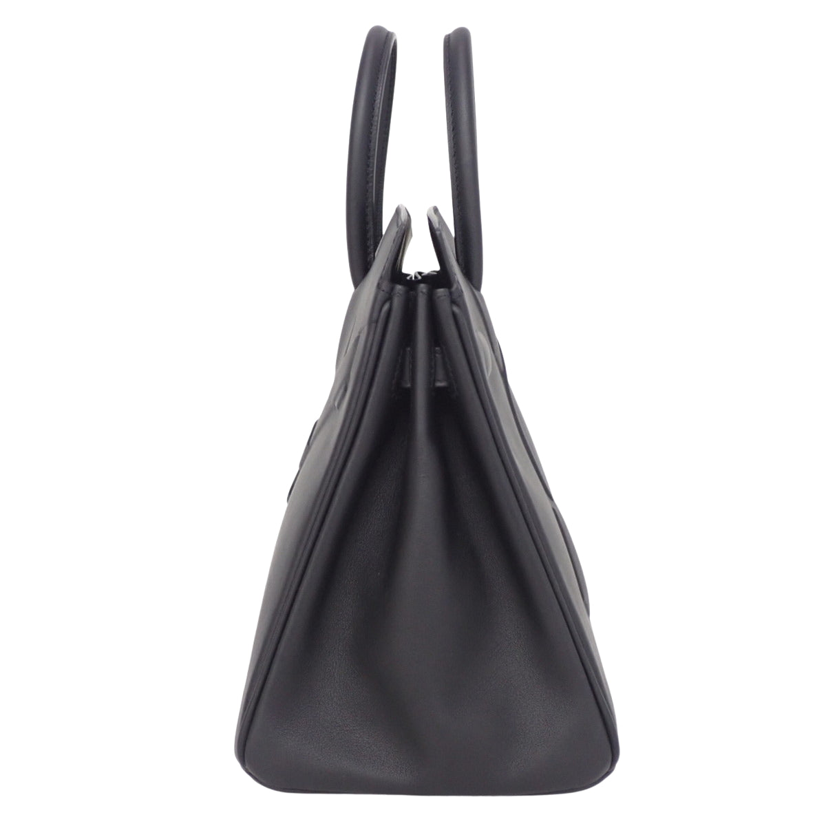 Shadow Birkin 25 Swift 黑色 银色五金 Z刻印