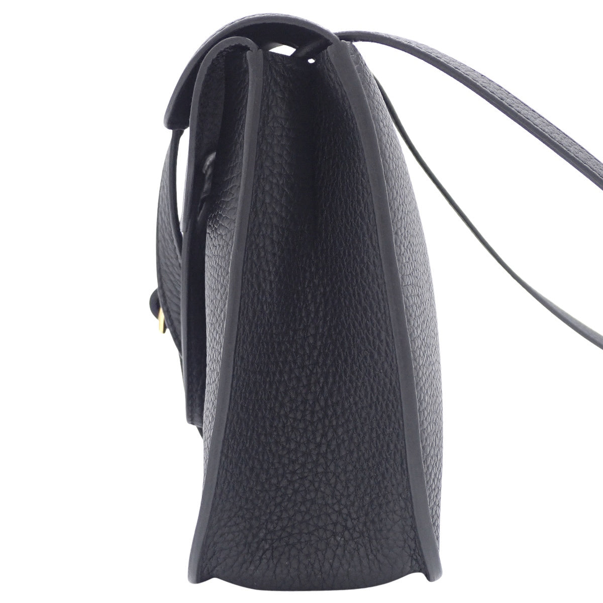 Arzan 25 Taurillon Clemence 皮革黑色金色五金件 B 印记