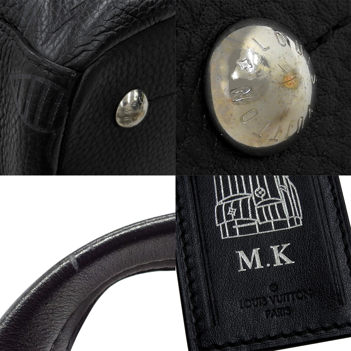 Monogram Taurillon Shadow Armand 双肩包 黑色 M57288