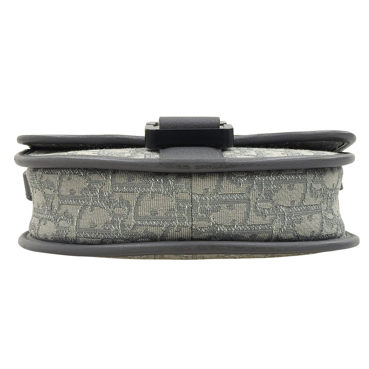 Dior Oblique Jacquard Gallop 迷你包,帆布和皮革材质,灰色和银色,1ADO033DOS_H30Q