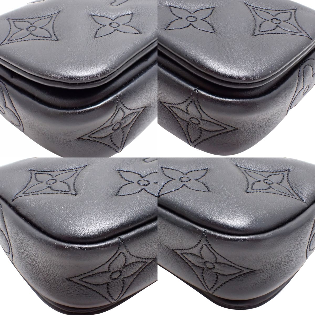 Bubblegram Wallet on Strap 小牛皮 黑色 M81398