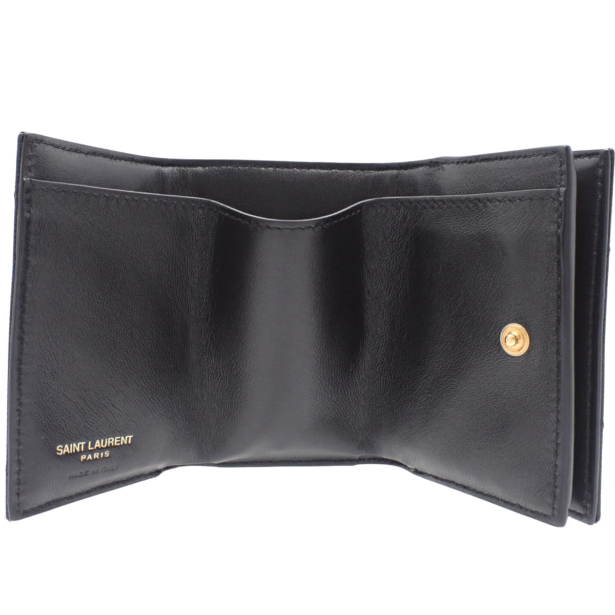 卡珊德拉 马特拉塞 折纸迷你钱包 小牛皮 黑色 668274