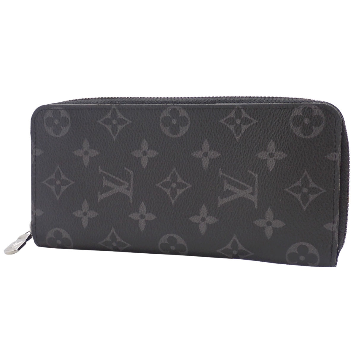 Monogram Eclipse Zippy Wallet Vertical, Black/Grey, M62295