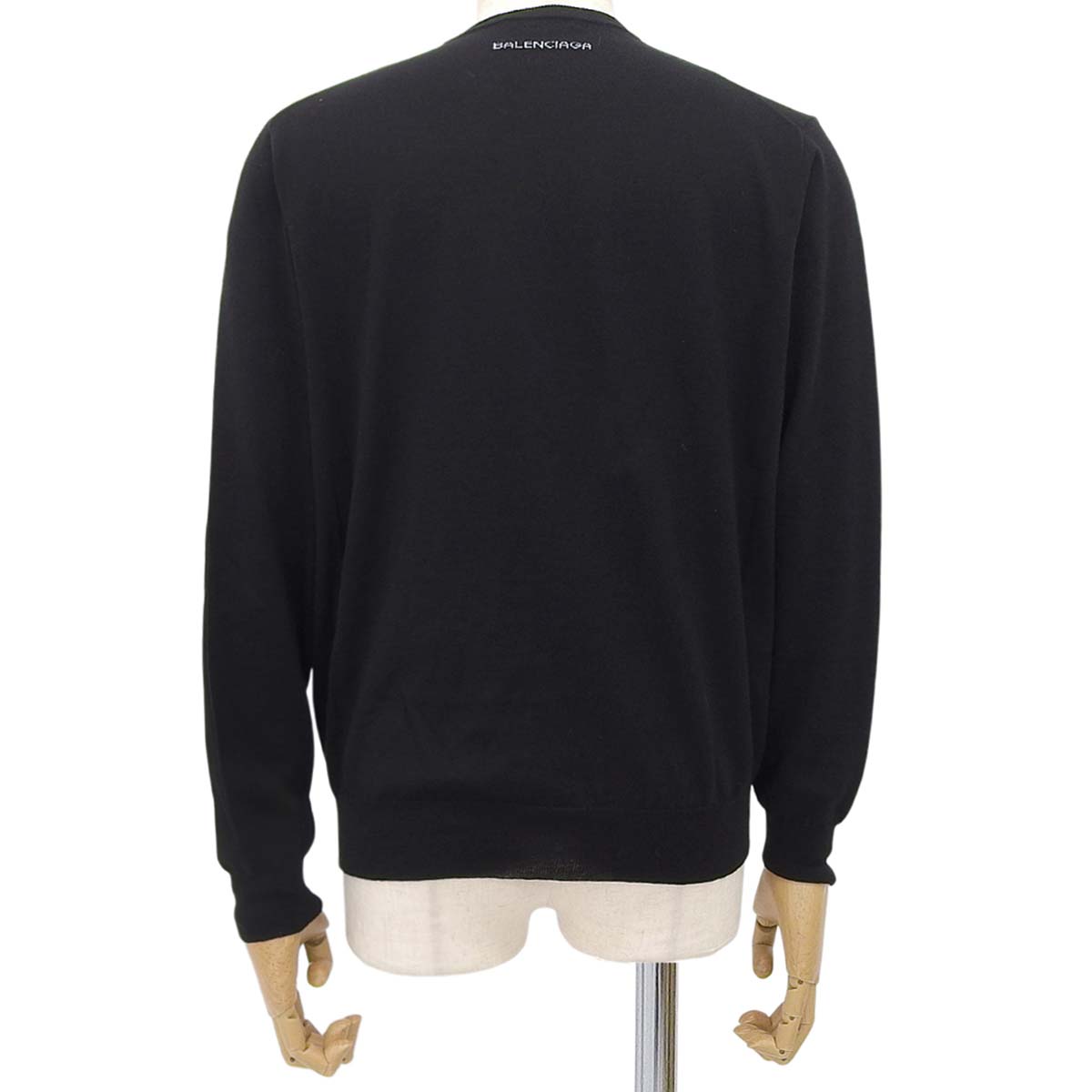 Back logo embroidered sweater, 2017, size S