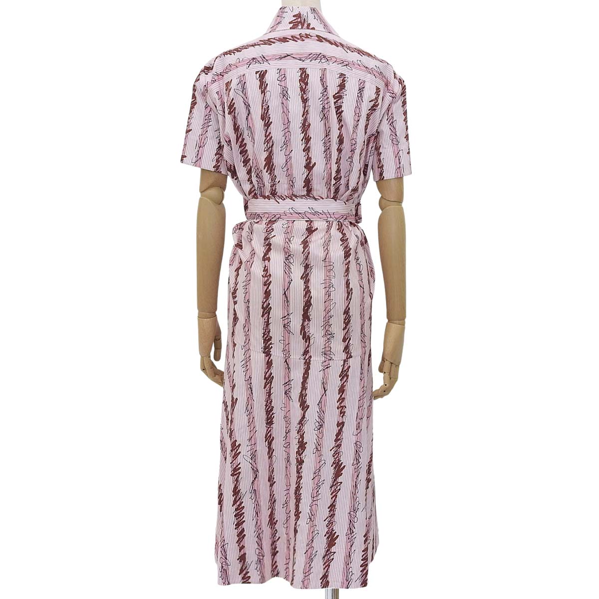 ストライプシャツ ワンピース