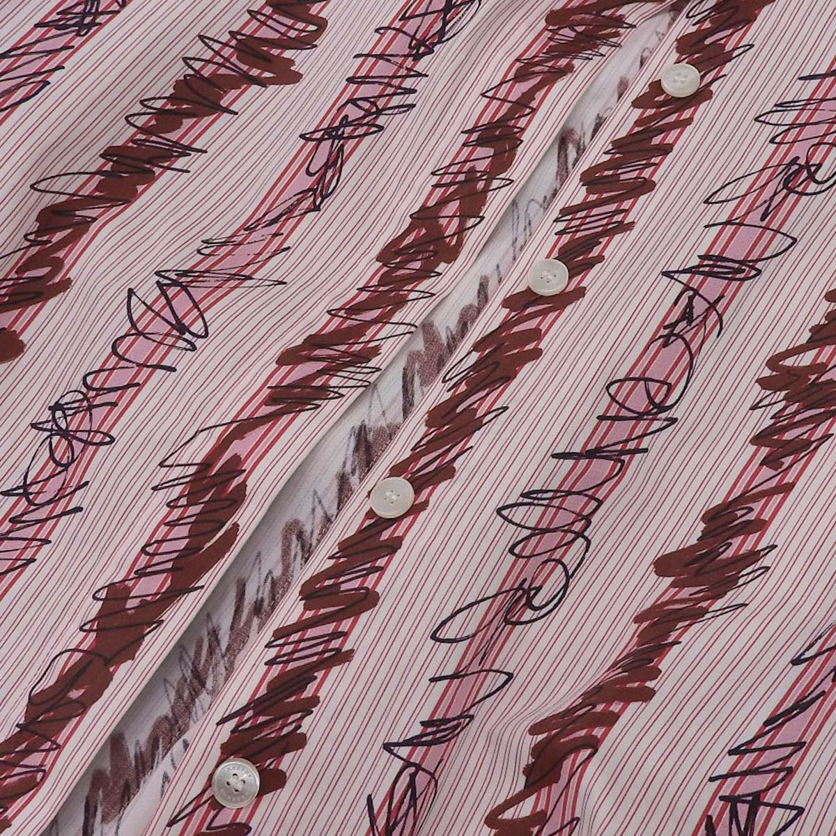 ストライプシャツ ワンピース