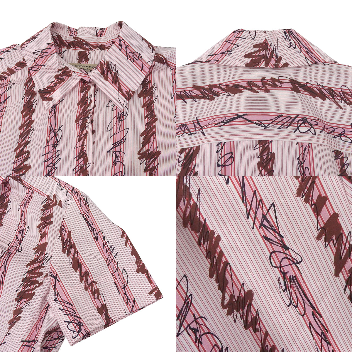 ストライプシャツ ワンピース