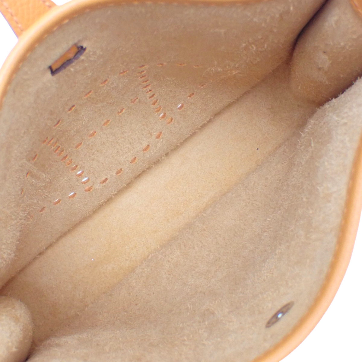 Evelyn TPM,Epsom 皮革,钯金配件,橙色,银色配件,印有 M 字样