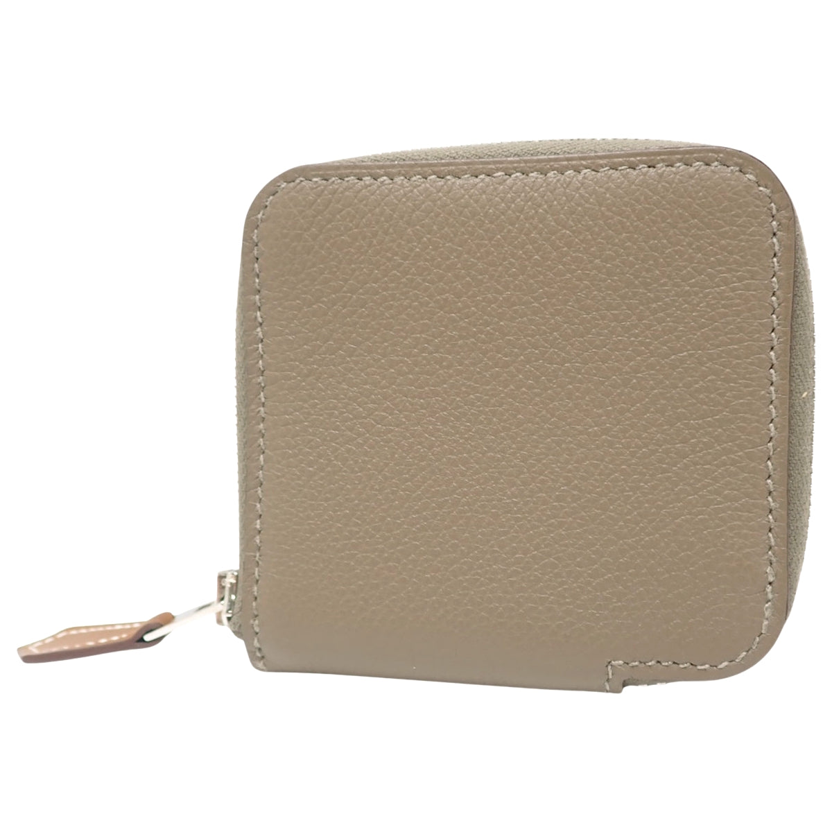 Azap Compact Mini Silk In, K-marked, Evercolor, Etoupe, Bleu Brume, silver hardware.