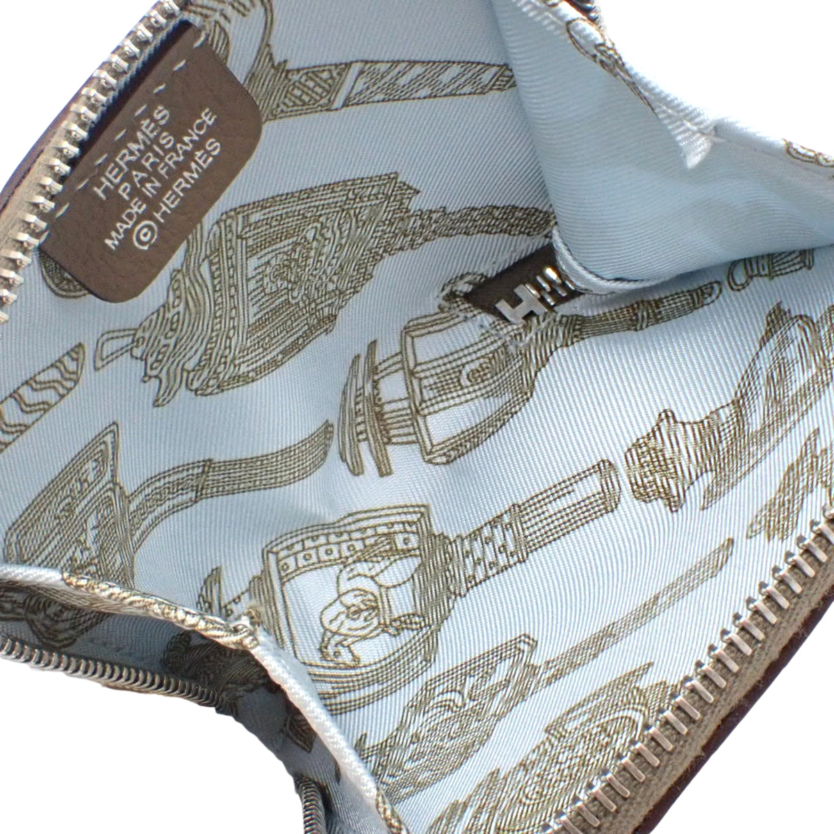 アザップ コンパクト ミニ シルクイン K刻印 エバーカラー エトゥープ ブルーブリュム シルバー金具