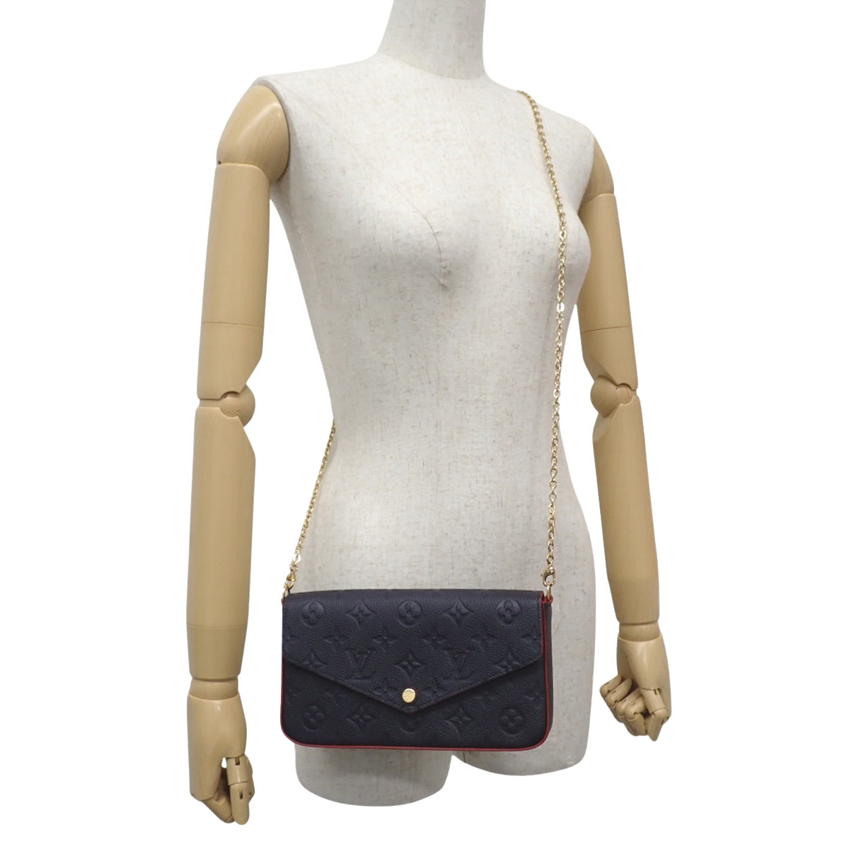 モノグラム・アンプラント ポシェット・フェリシー マリーヌルージュ M64099