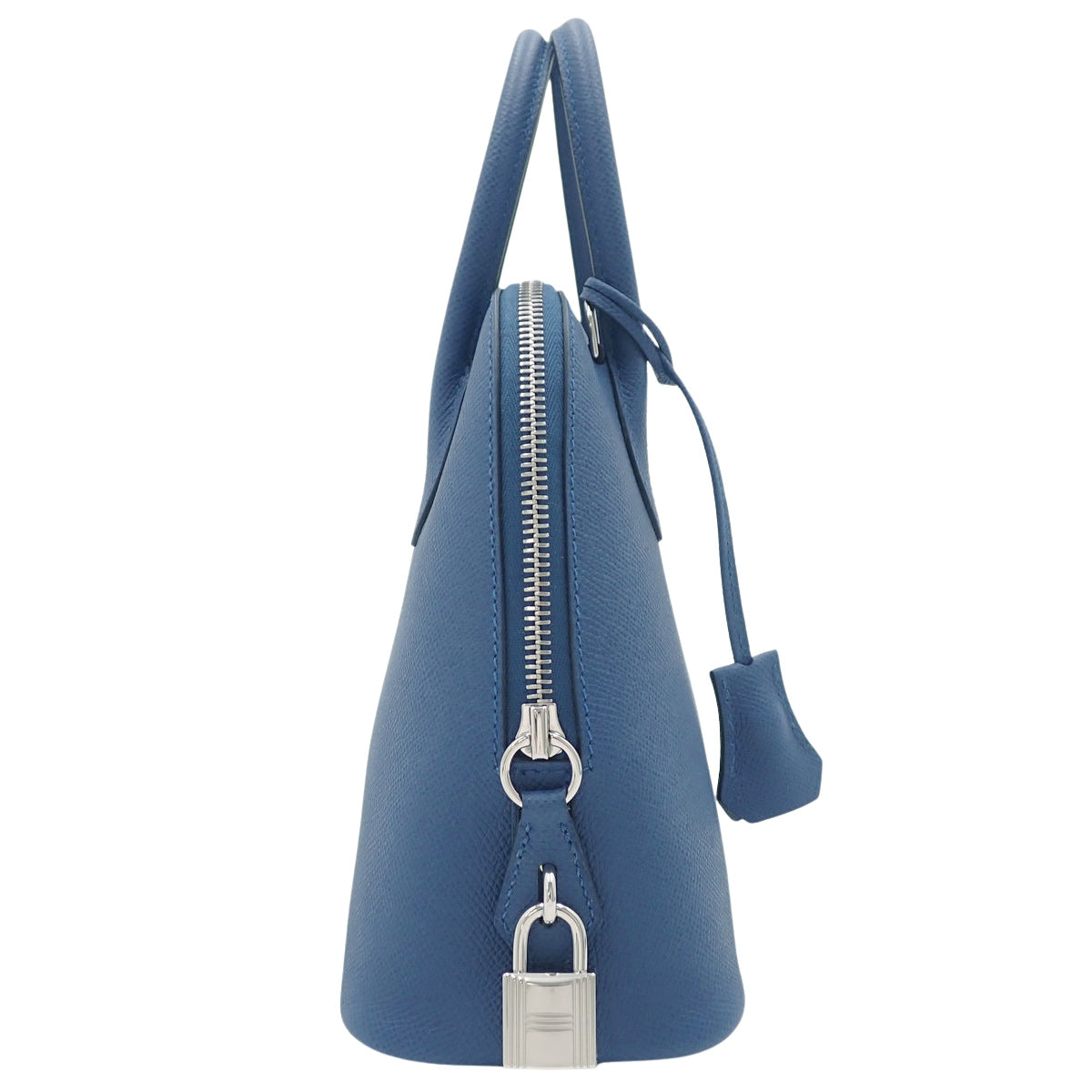 Bollide 1923 25, K-marked, Epsom calfskin, palladium hardware, Bleu Tie.