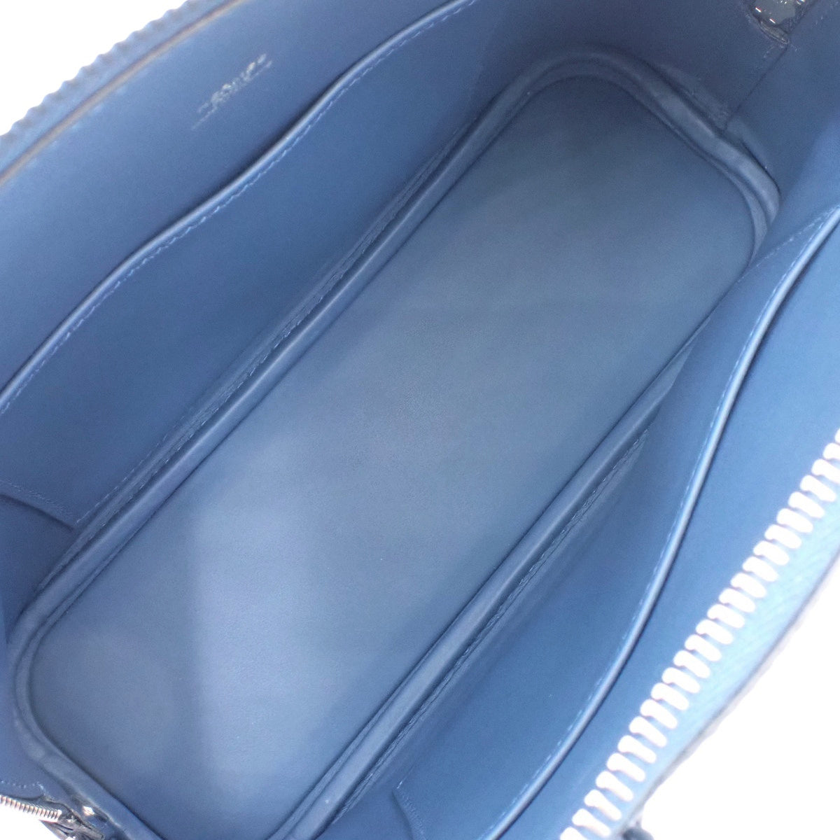 Bollide 1923 25, K-marked, Epsom calfskin, palladium hardware, Bleu Tie.