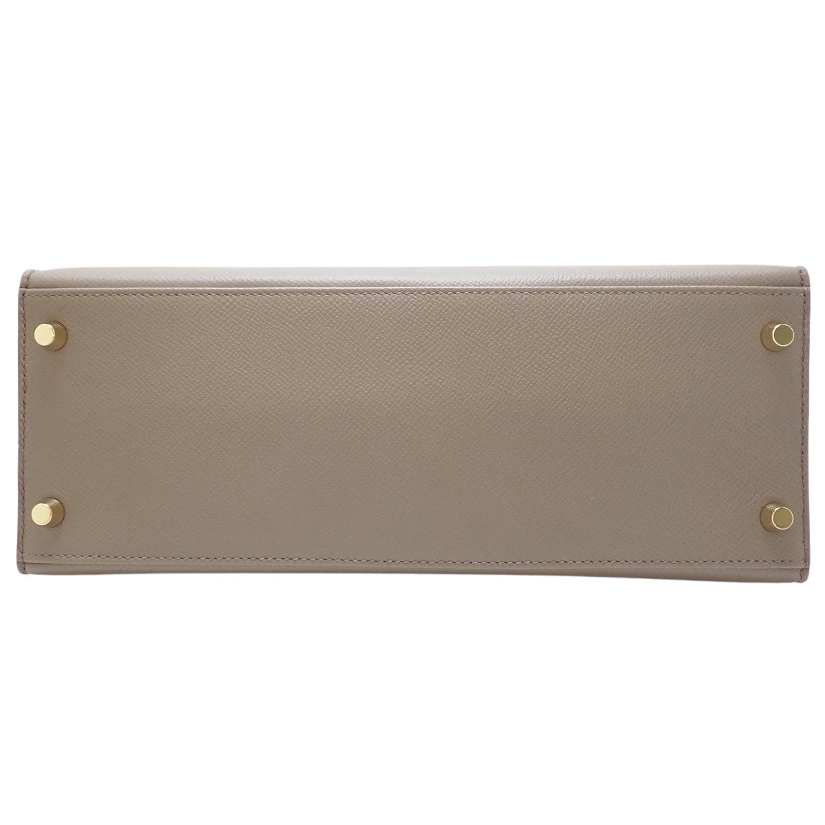 Kelly 28 (exterior stitching), Epsom calfskin, Etoupe (color), gold hardware, Z stamp.