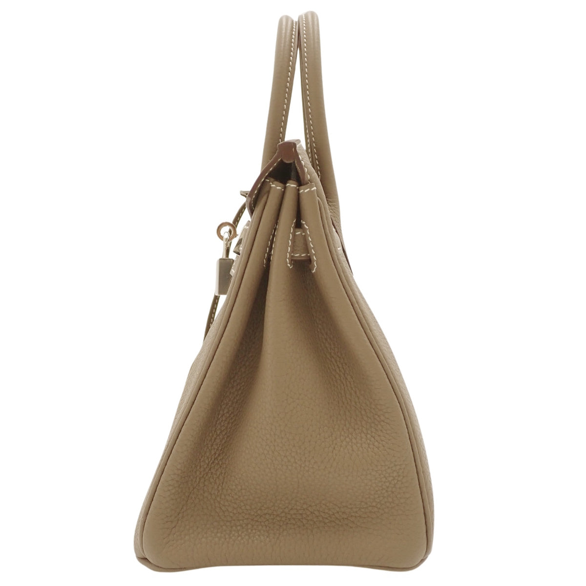 Birkin 25 Togo,钯金配件,灰褐色,银色配件,A 印记