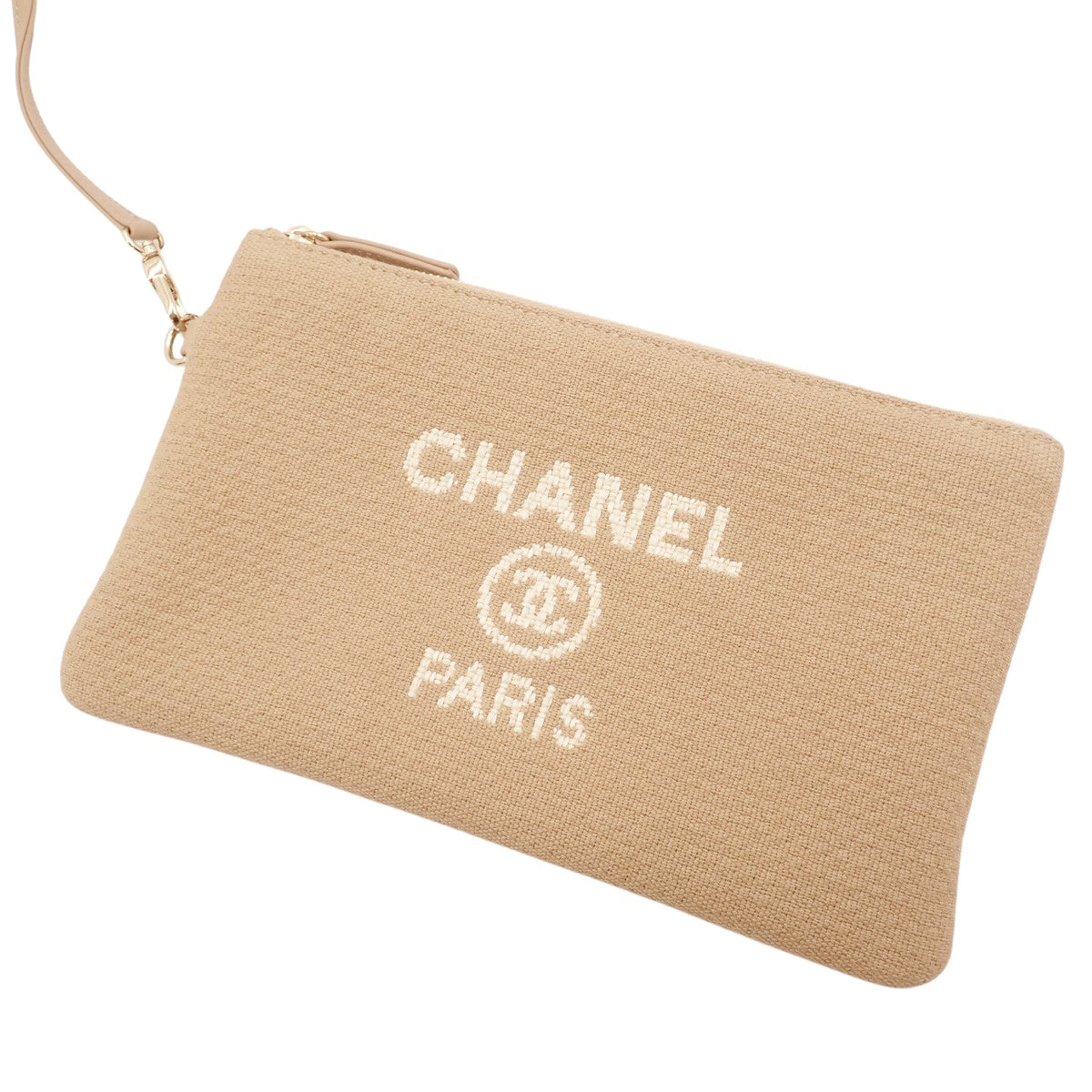 多维尔手提包GM 帆布 米色 A66941