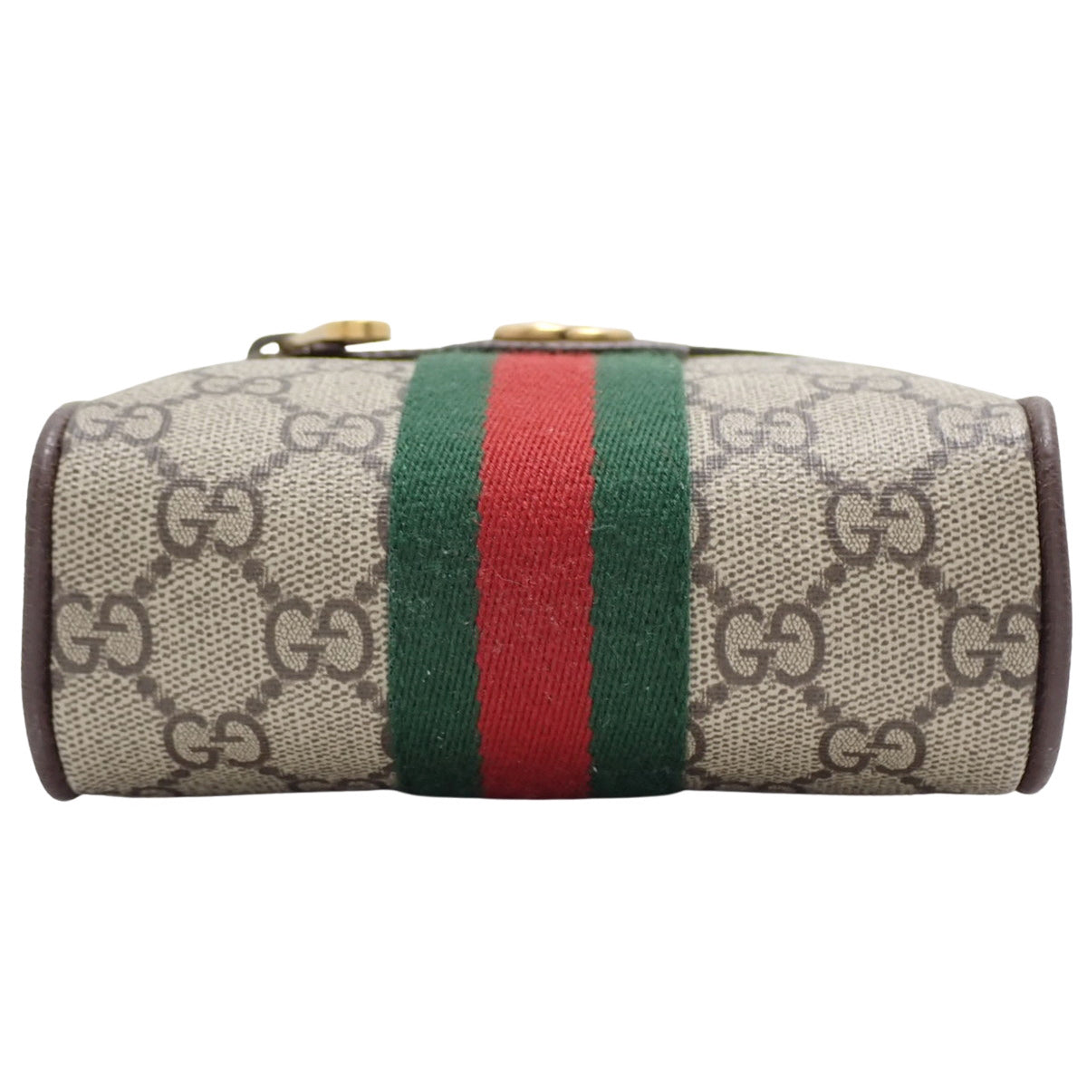 Ophidia迷你斜挎包,GG Supreme帆布材质,米色/乌木色