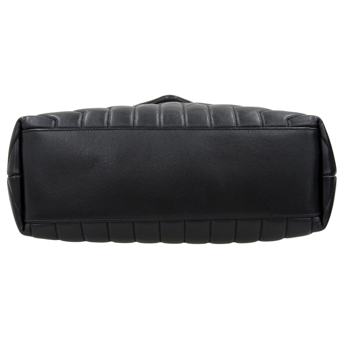 Lulu 链条单肩包,黑色皮革,487216,双向手提