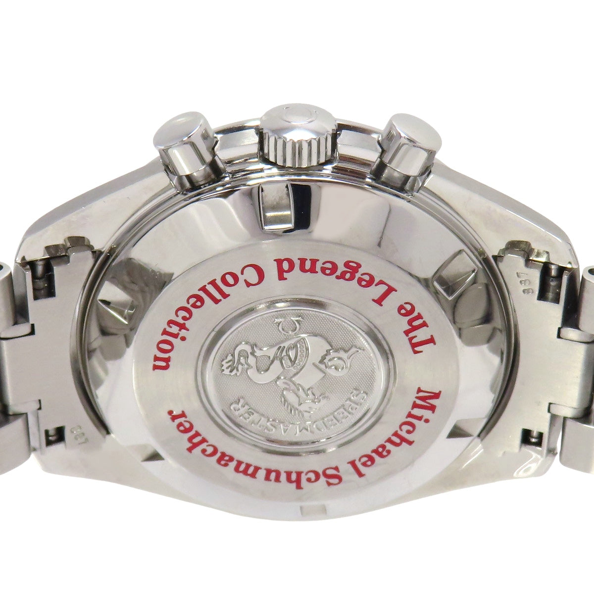 Speedmaster Legend Michael Schumacher 3506.31.00 SS White Automatic Men's Watch