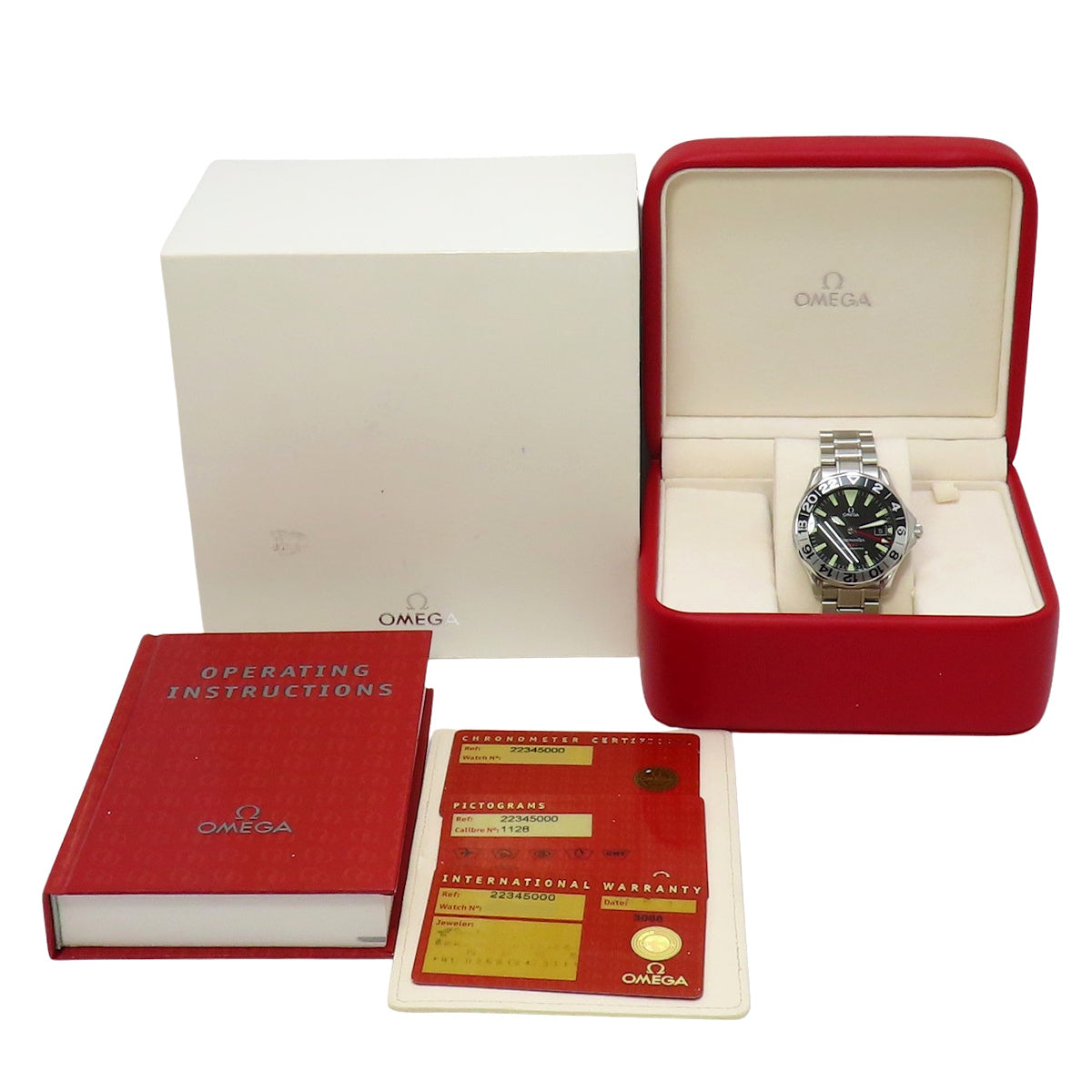 Seamaster 300 GMT 2234.50 SS Black Automatic Men's