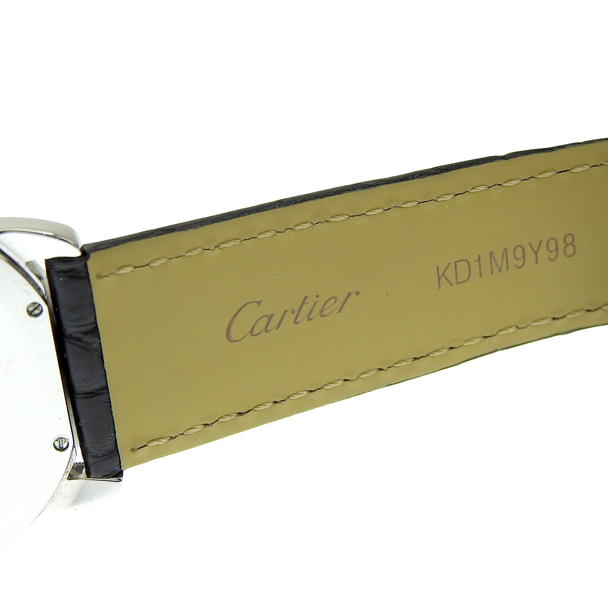 ロンド ソロ ドゥ カルティエ W6700255 SS/革 シルバー クオーツ メンズ