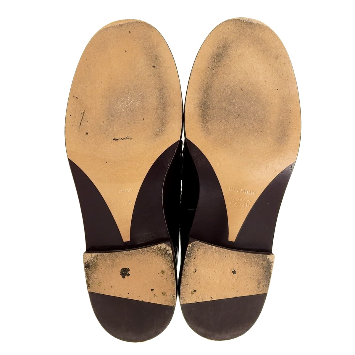 Logo loafers, size 37 1/2.