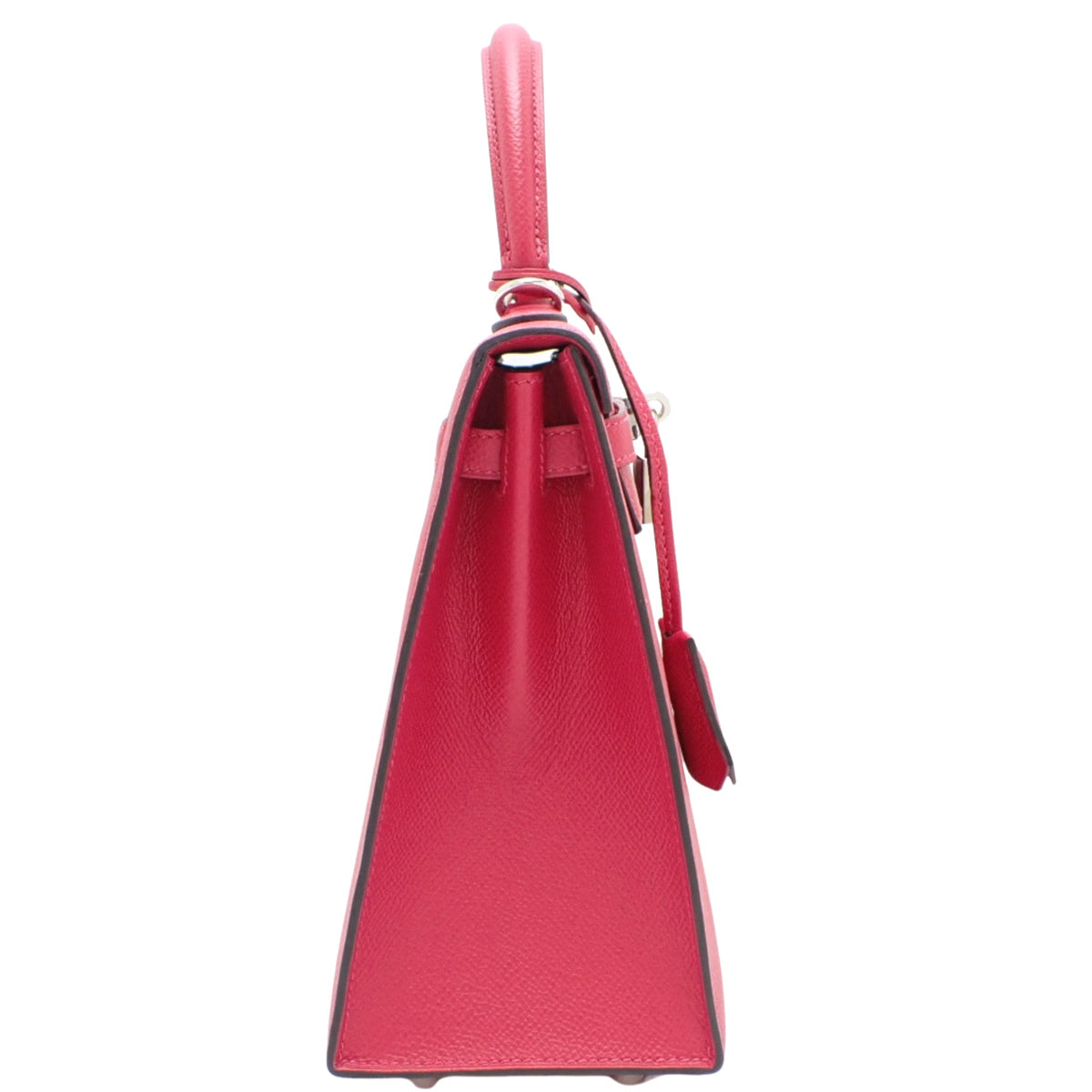 Kelly Verso 25(外缝)Epson Framboise/Rouge 系列银色五金 Z 印章