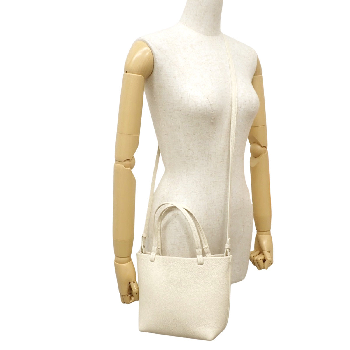 Park 手提包,小号,米白色