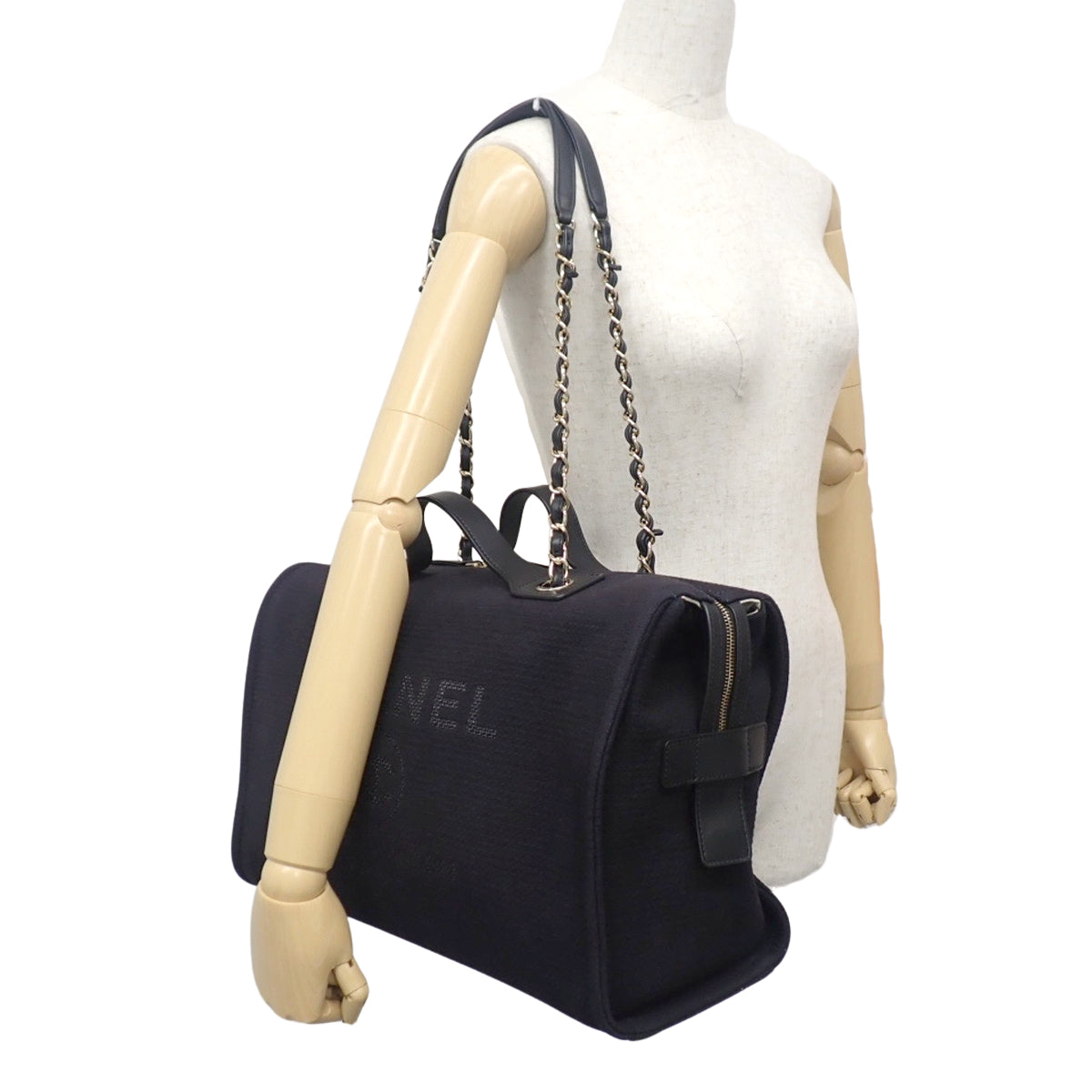 Deauville 波士顿包,帆布,海军蓝,AS4166