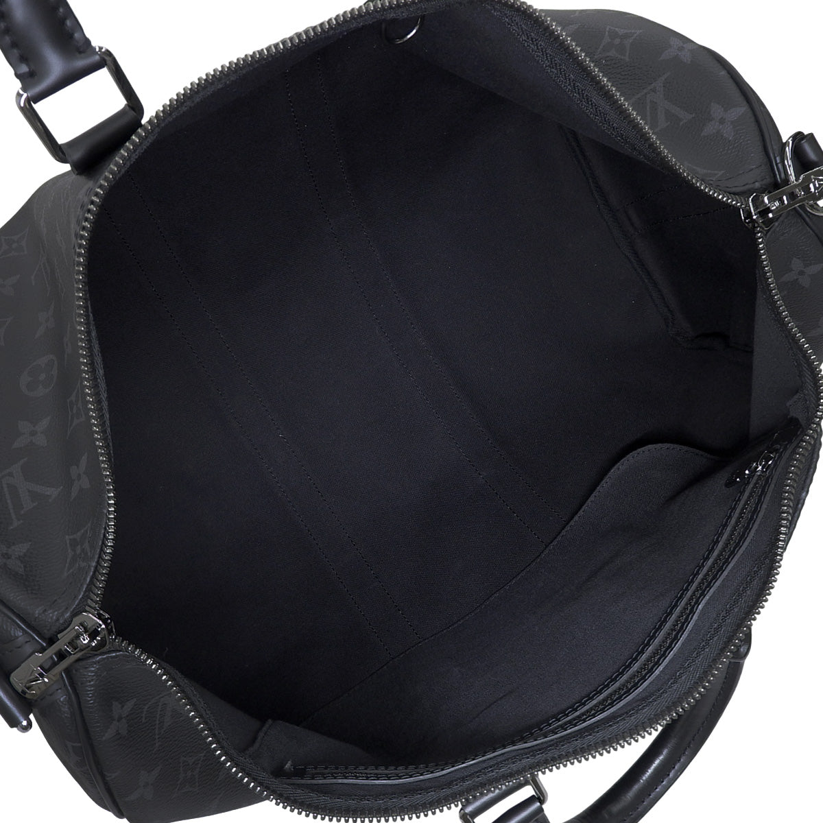 Monogram Eclipse Keypouch Bandouliere 45, Black, Grey, M40569