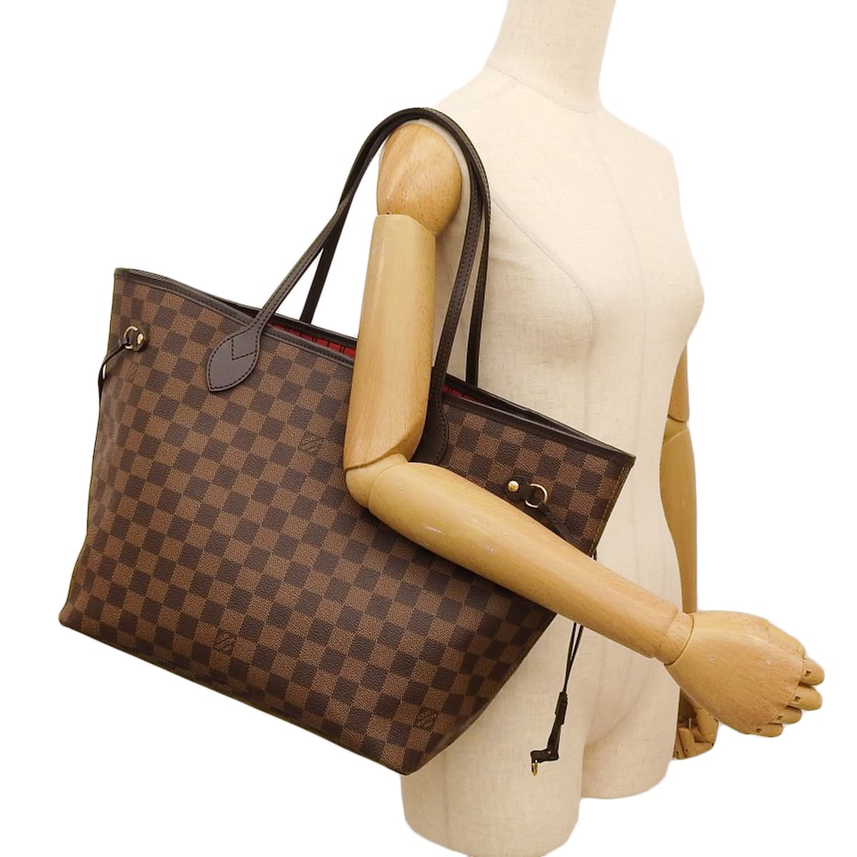 Damier Ebene Neverfull MM Sleeves N40599