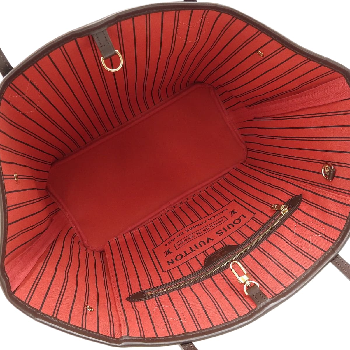 Damier Ebene Neverfull MM 樱桃色 N40599