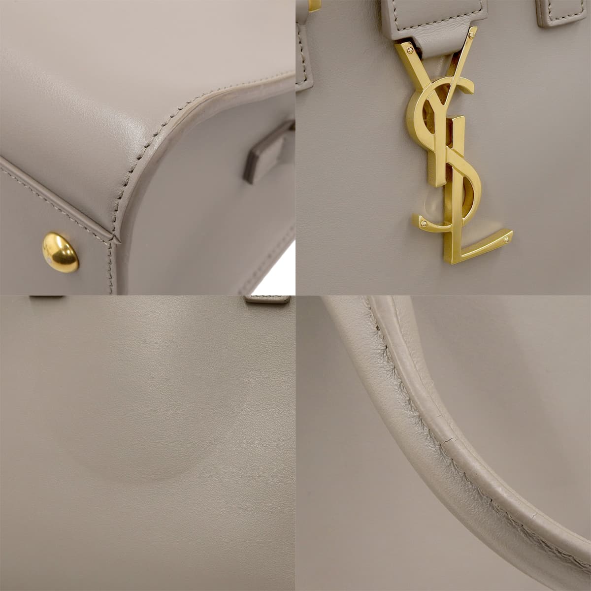 Baby Cabas 皮革灰褐色 568853