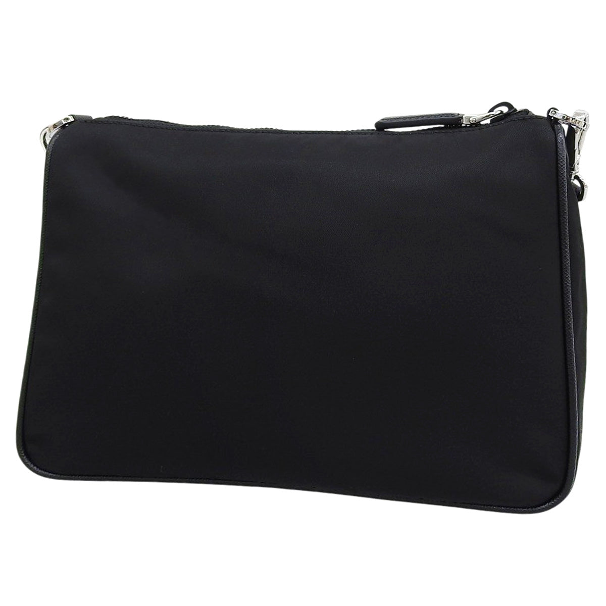 Re-Nylon バッグ ナイロン サフィアーノレザー NERO ネロ 2VH113_2DMH_F0002_V_XOP