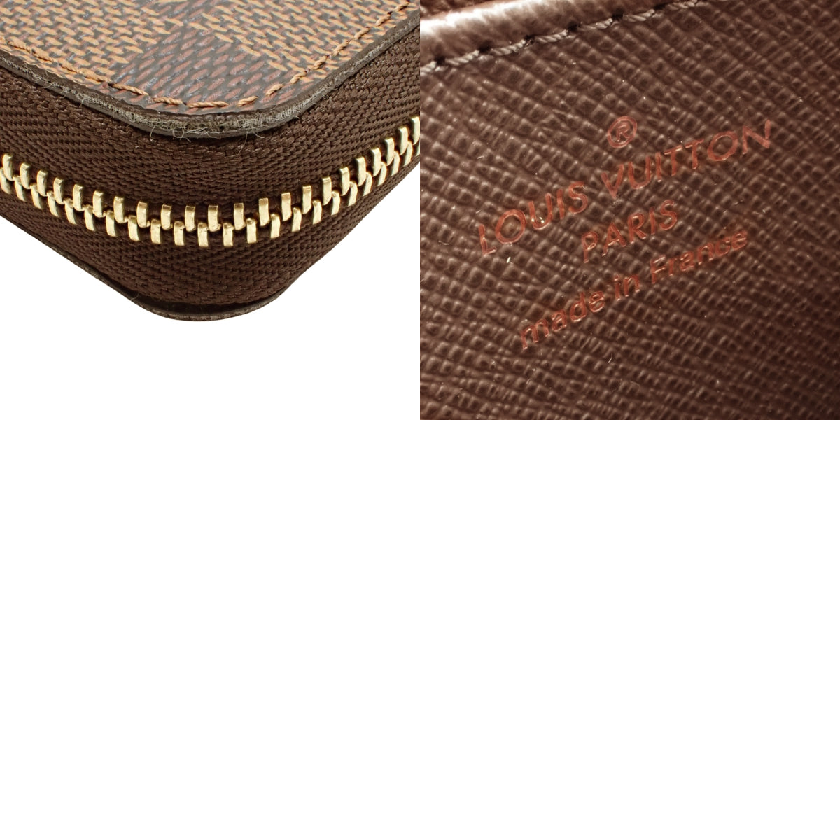 Damier Ebene Zippy 零钱包棕色 N63070