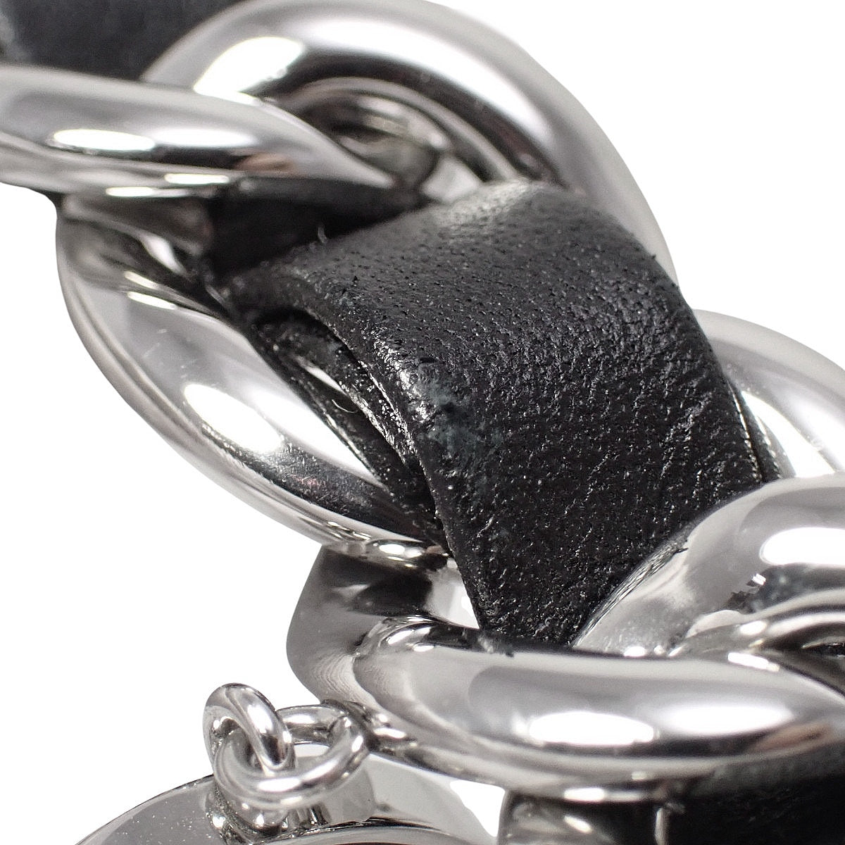 Premiere Wanted de Chanel 22 H7471 SS/Leather Black Quartz Women's