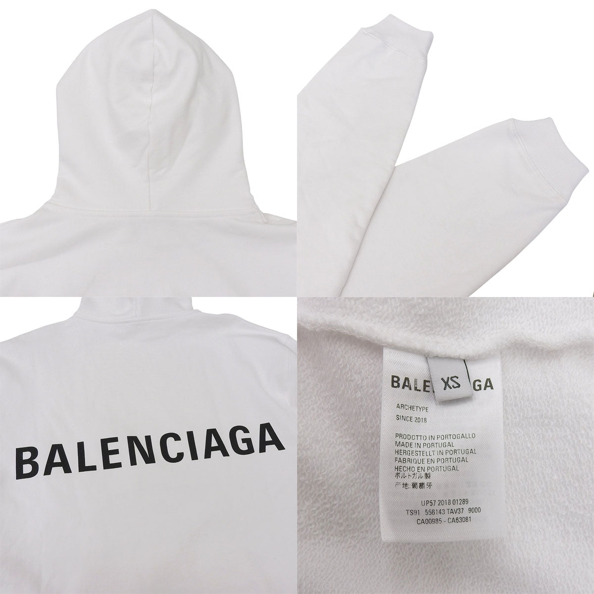 バックロゴ オーバーサイズ パーカー 2018年 XS