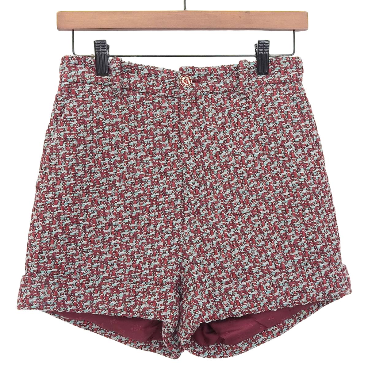 Tweed shorts, size 38