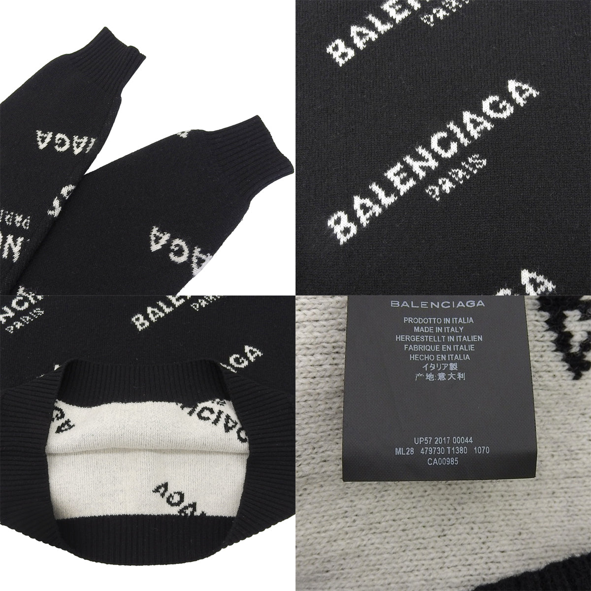 2017款Logo高领针织衫,34码