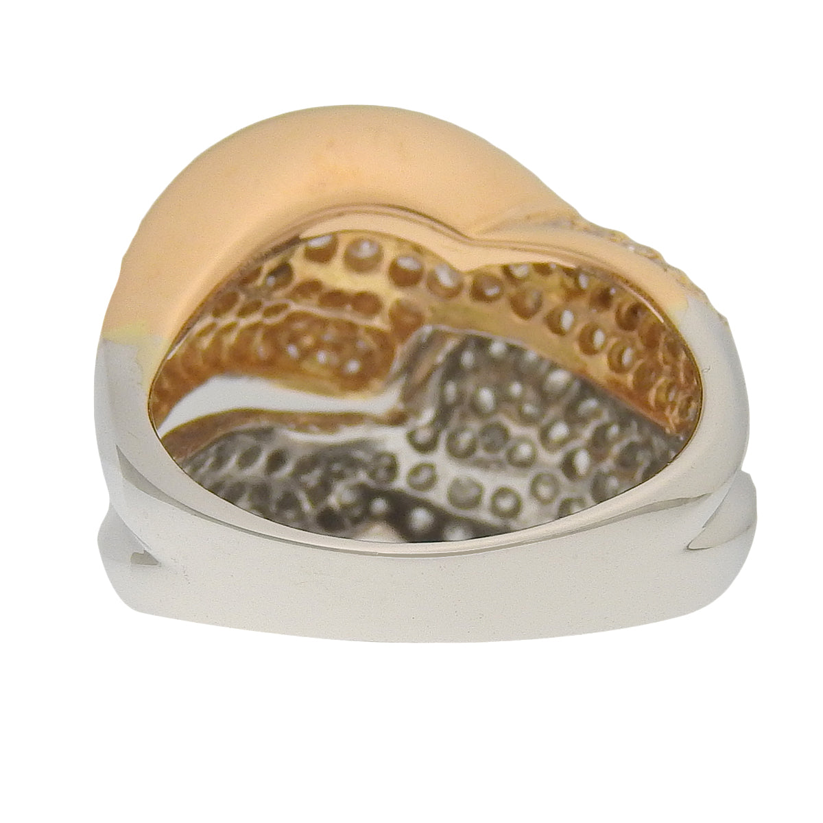 Diamond ring D2.00 Pink gold K18PG White gold K18WG