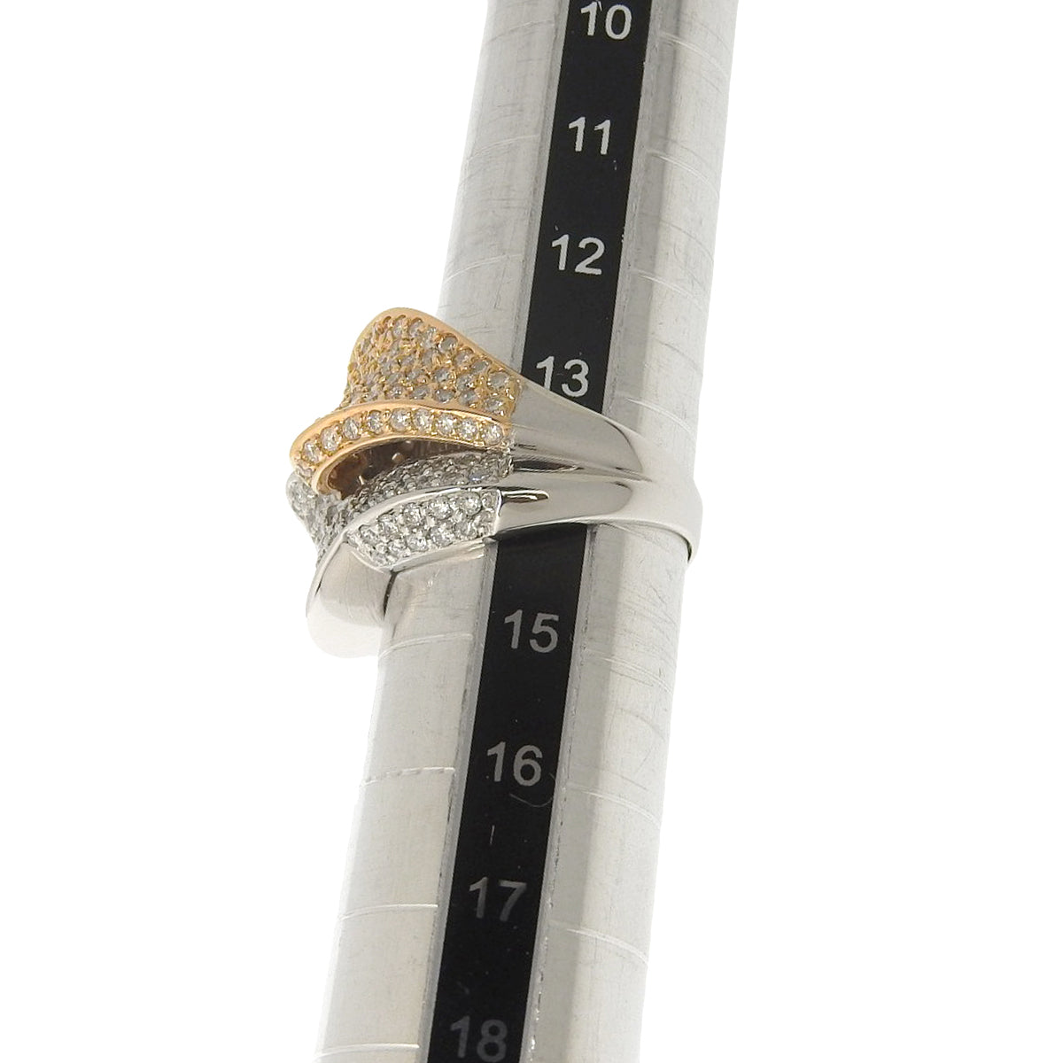 Diamond ring D2.00 Pink gold K18PG White gold K18WG