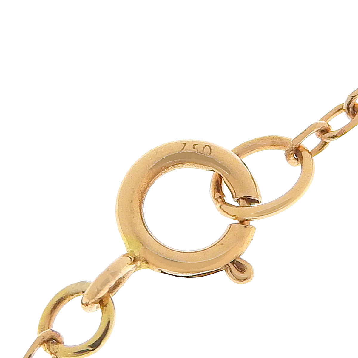 ダイヤモンド 三連ネックレス ピンクゴールド K18PG ホワイトゴールド K18WG 3.7g